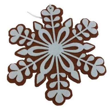 Gingerbread Snow Flake - Small