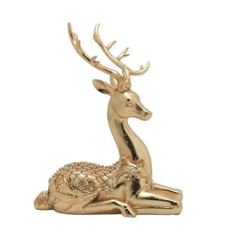 Gold Standing Reindeer