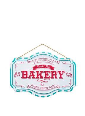 Sweet Bakery North Pole Bakery - Metal Hanging Sign