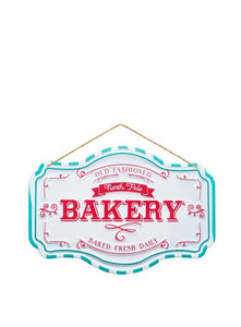 Sweet Bakery North Pole Bakery - Metal Hanging Sign
