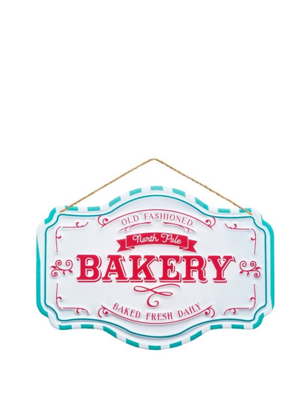 Sweet Bakery North Pole Bakery - Metal Hanging Sign