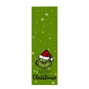 Green Grinch Design Table Runner