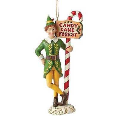 Jim Shore - Buddy Elf Holding Candy Cane