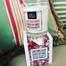 Load image into Gallery viewer, Christmas Berry Scented Soy Candle