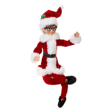 Load image into Gallery viewer, Santas Christmas Elf- Wearing Red Outfit