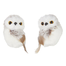 Load image into Gallery viewer, Fluffy Hanging Owl Ornament