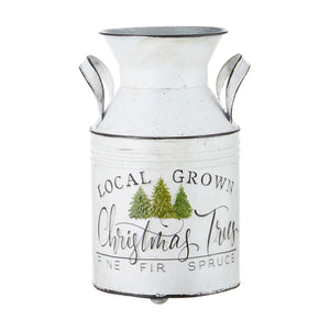 Local Grown Christmas Tree Handled Pot