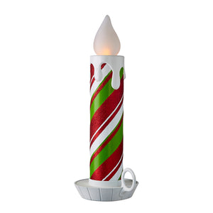 Stripped Battery Operated Candle