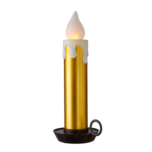 Gold Metalic Battery Operated Candle