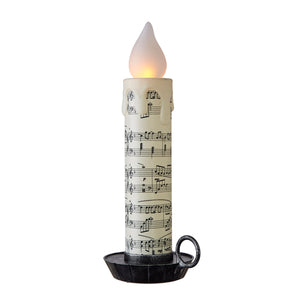 Sheet Music Battery Operated Candle