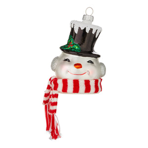 Snowman Head Hanging Ornament