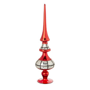 Red and Black Table Top Finial