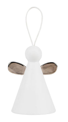 Räder - Silver Winged Angel - Christmas Porcelain Bell