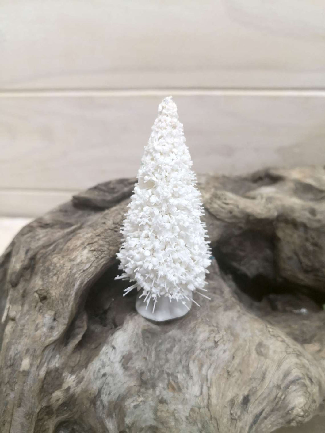 Mini White Tree Covered with Snow