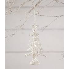 Frosty Tree Hanging Ornament