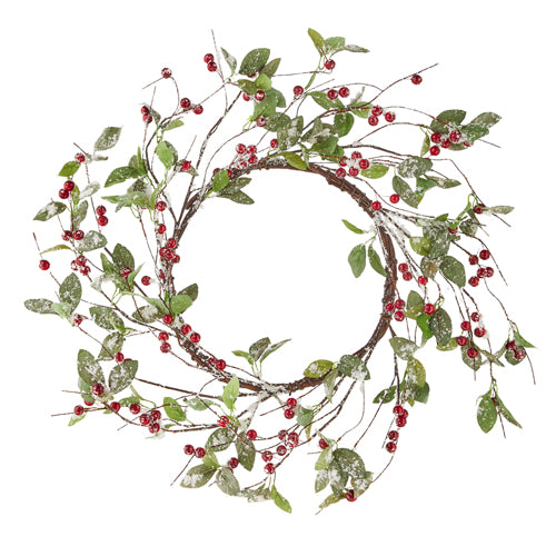 Eucalyptus and Red Berry Wreath