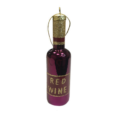 Novelty Hanging Red Wine Bottle