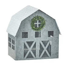 Load image into Gallery viewer, Hanging Galvanised Barn Ornament