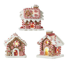 Load image into Gallery viewer, Hanging Gingerbread House Ornament